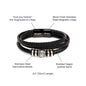 Love You Forever Bracelet | Birthday Gift From Daughter | Gift from Son| Men's Jewelry | Father's Day Gift | Bracelet For Dad | Gift For Dad | Gift For Him |Gift For Boyfriend | Gift For Husband