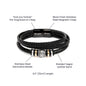 Love You Forever Bracelet | Birthday Gift From Daughter | Gift From Son | Men's Jewelry | Father's Day Gift | Bracelet For Dad | Gift For Dad | Gift For Him |Gift For Boyfriend | Gift For Husband