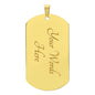 LION DOG TAG NECKLACE | TO MY SON | GIFT FOR SON