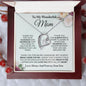 To My Mom Heart Necklace, Mother's Day Gift From Daughter, Mother's Day Gift From Son, Mom Gift From Son, Mom Necklace, Birthday Gift, Mother's Day Necklace, Mom Christmas Gift