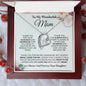 To My Mom Heart Necklace, Mother's Day Gift From Daughter, Mother's Day Gift From Son, Mom Gift From Son, Mom Necklace, Birthday Gift, Mother's Day Necklace, Mom Christmas Gift