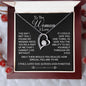 TO THE WOMAN I LOVE FOREVER LOVE NECKLACE