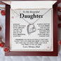 Gift for Daughter from Dad, To My Daughter Necklace, Daughter Gift from Dad, Daughter Birthday Gift, Daughter Graduation Gift, Daughter Christmas Gift