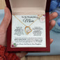 To My Mom Heart Necklace, Mother's Day Gift From Daughter, Mother's Day Gift From Son, Mom Gift From Son, Mom Necklace, Birthday Gift, Mother's Day Necklace, Mom Christmas Gift