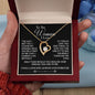 TO THE WOMAN I LOVE FOREVER LOVE NECKLACE