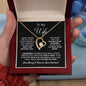 TO MY WIFE NECKLACE, ANNIVERSARY GIFT FOR MY WIFE, WIFE BIRTHDAY GIFT, GIFT FOR WIFE, WIFE NECKLACE, MOTHER DAY GIFT,VALENTINE'S DAY GIFT,FOREVER LOVE NECKLACE