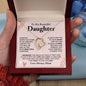 Gift for Daughter from Dad, To My Daughter Necklace, Daughter Gift from Dad, Daughter Birthday Gift, Daughter Graduation Gift, Daughter Christmas Gift