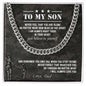 MY SON | BELIEVE IN YOURSELF | CUBAN LINK CHAIN