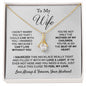 TO MY WIFE NECKLACE, ANNIVERSARY GIFT FOR WIFE, WIFE BIRTHDAY GIFT, GIFT FOR WIFE, WIFE NECKLACE, MOTHER DAY GIFT, VALENTINE'S GIFT, ALLURING BEAUTY NECKLACE