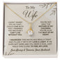 TO MY WIFE NECKLACE, ANNIVERSARY GIFT FOR WIFE, WIFE BIRTHDAY GIFT, GIFT FOR WIFE, WIFE NECKLACE, MOTHER DAY GIFT, VALENTINE'S GIFT, ALLURING BEAUTY NECKLACE