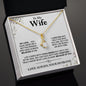 Alluring Beauty Necklace, To My Wife Necklace, Anniversary Gift or For Wife Birthday