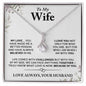 Alluring Beauty Necklace, To My Wife Necklace, Anniversary Gift or For Wife Birthday