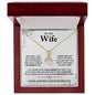 Alluring Beauty Necklace, To My Wife Necklace, Anniversary Gift or For Wife Birthday