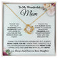 To My Mom Necklace, Mother's Day Gift From Daughter, Mother's Day Gift From Son, Mom Gift From Son, Mom Necklace, Birthday Gift, Mother's Day Necklace, Mom Christmas Gift