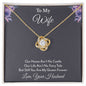 TO MY WIFE NECKLACE, ANNIVERSARY GIFT FOR WIFE, WIFE BIRTHDAY GIFT, GIFT FOR WIFE, WIFE NECKLACE, MOTHER'S DAY GIFT FOR WIFE, VALENTINE'S DAY GIFT FOR WIFE