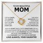 To My Beautiful Mom I'm So Blessed Necklace, Mom Gift, Mom Necklace, Mom Birthday Gift from Daughter, Mom Gift from Son, Mother's Day Gifts