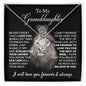 TO MY GRANDDAUGHTER LOVENOT NECKLACE, GRANDDAUGHTER GIFT FROM GRANDMA, GRANDDAUGHTER GIFT FROM GRANDPA, GRANDAUGHTER BIRTHDAY GIFT, GRANDDAUGHTER GRADUATION GIFT, GRANDDAUGHTER CHRISTMAS GIFT