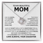 To My Beautiful Mom I'm So Blessed Necklace, Mom Gift, Mom Necklace, Mom Birthday Gift from Daughter, Mom Gift from Son, Mother's Day Gifts
