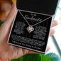 TO MY SOULMATE | ALWAYS AND FOREVER | LOVE KNOT NECKLACE