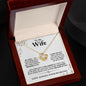 Love Knot To My Wife Necklace, Anniversary Gift For Wife, Birthday Gift For Wife, Wife Gifts For Her, Wife Jewelry, Wife Sentimental Gift, Wife Christmas Gift, Wife Valentine Gift, Wife Poem Card
