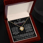 TO MY SOULMATE | ALWAYS AND FOREVER | LOVE KNOT NECKLACE