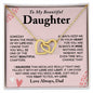 Gift for Daughter from Dad, To My Daughter Necklace, Daughter Gift from Dad, Daughter Birthday Gift, Daughter Graduation Gift, Daughter Christmas Gift