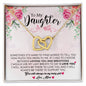 My Daughter | Always my baby girl - Interlocking Hearts Necklace
