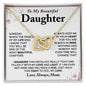 Gift for Daughter from Dad, To My Daughter Necklace, Daughter Gift from Dad, Daughter Birthday Gift, Daughter Graduation Gift, Daughter Christmas Gift