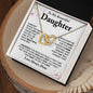 Gift for Daughter from Dad, To My Daughter Necklace, Daughter Gift from Dad, Daughter Birthday Gift, Daughter Graduation Gift, Daughter Christmas Gift