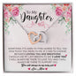 My Daughter | Always my baby girl - Interlocking Hearts Necklace