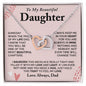 Gift for Daughter from Dad, To My Daughter Necklace, Daughter Gift from Dad, Daughter Birthday Gift, Daughter Graduation Gift, Daughter Christmas Gift