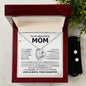 To My Beautiful Mom I'm So Blessed Necklace, Mom Gift, Mom Necklace, Mom Birthday Gift from Daughter, Mom Gift from Son, Mother's Day Gifts, Forever Love Necklace