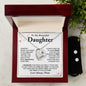 Gift for Daughter from Dad, To My Daughter Necklace, Daughter Gift from Dad, Daughter Birthday Gift, Daughter Graduation Gift, Daughter Christmas Gift