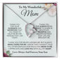 To My Mom Heart Necklace, Mother's Day Gift From Daughter, Mother's Day Gift From Son, Mom Gift From Son, Mom Necklace, Birthday Gift, Mother's Day Necklace, Mom Christmas Gift