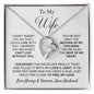 TO MY WIFE NECKLACE, ANNIVERSARY GIFT FOR WIFE, WIFE BIRTHDAY GIFT,GIFT FOR WIFE, WIFE NECKLACE, MOTHER DAY GIFT, VALENTINE'S GIFT, FOREVER LOVE NECKLACE