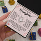 Gift for Daughter from Dad, To My Daughter Necklace, Daughter Gift from Dad, Daughter Birthday Gift, Daughter Graduation Gift, Daughter Christmas Gift