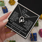 TO THE WOMAN I LOVE FOREVER LOVE NECKLACE