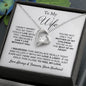 TO MY WIFE NECKLACE, ANNIVERSARY GIFT FOR WIFE, WIFE BIRTHDAY GIFT,GIFT FOR WIFE, WIFE NECKLACE, MOTHER DAY GIFT, VALENTINE'S GIFT, FOREVER LOVE NECKLACE
