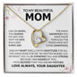 To My Beautiful Mom I'm So Blessed Necklace, Mom Gift, Mom Necklace, Mom Birthday Gift from Daughter, Mom Gift from Son, Mother's Day Gifts, Forever Love Necklace
