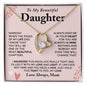 Gift for Daughter from Dad, To My Daughter Necklace, Daughter Gift from Dad, Daughter Birthday Gift, Daughter Graduation Gift, Daughter Christmas Gift