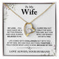 Forever Love Necklace To My Wife Necklace, Anniversary Gift For Wife Birthday Gift, Wife Gifts For Her, Wife Jewelry, Wife Sentimental Gift, Wife Christmas Gift, Wife Valentine Gift, Wife Poem Card