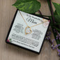 To My Mom Heart Necklace, Mother's Day Gift From Daughter, Mother's Day Gift From Son, Mom Gift From Son, Mom Necklace, Birthday Gift, Mother's Day Necklace, Mom Christmas Gift