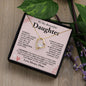 Gift for Daughter from Dad, To My Daughter Necklace, Daughter Gift from Dad, Daughter Birthday Gift, Daughter Graduation Gift, Daughter Christmas Gift