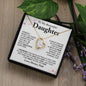 Gift for Daughter from Dad, To My Daughter Necklace, Daughter Gift from Dad, Daughter Birthday Gift, Daughter Graduation Gift, Daughter Christmas Gift