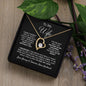 TO MY WIFE NECKLACE, ANNIVERSARY GIFT FOR MY WIFE, WIFE BIRTHDAY GIFT, GIFT FOR WIFE, WIFE NECKLACE, MOTHER DAY GIFT,VALENTINE'S DAY GIFT,FOREVER LOVE NECKLACE