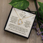 TO MY WIFE NECKLACE, ANNIVERSARY GIFT FOR WIFE, WIFE BIRTHDAY GIFT,GIFT FOR WIFE, WIFE NECKLACE, MOTHER DAY GIFT, VALENTINE'S GIFT, FOREVER LOVE NECKLACE