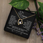 TO THE WOMAN I LOVE FOREVER LOVE NECKLACE