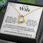 Forever Love Necklace To My Wife Necklace, Anniversary Gift For Wife Birthday Gift, Wife Gifts For Her, Wife Jewelry, Wife Sentimental Gift, Wife Christmas Gift, Wife Valentine Gift, Wife Poem Card