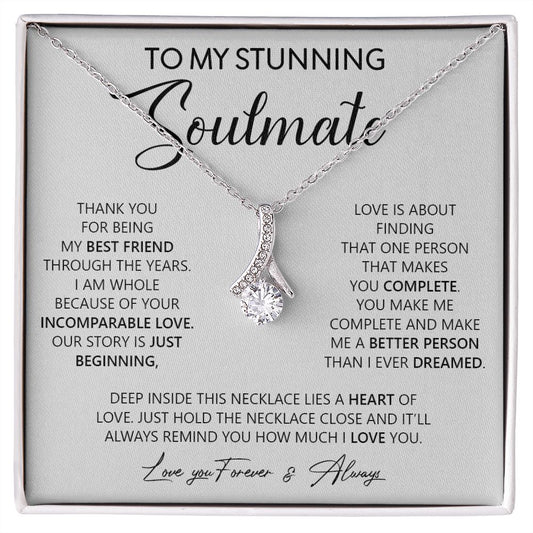My Stunning Soulmate | Proud to be yours - Alluring Beauty Necklace