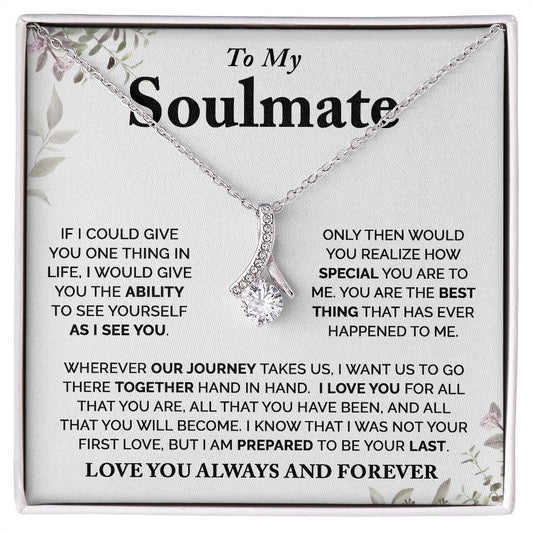 Alluring Beauty Necklace, To My Wife Necklace, Anniversary Gift For Wife Birthday Gift  for Wife